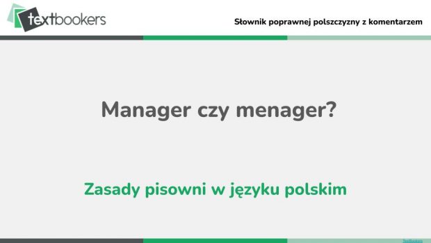 Manager-czy-menager